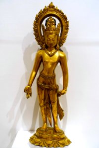 Padmapani, Tibet, 700s-800s AD, gilt bronze - Dallas Museum of Art - DSC05013