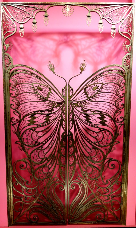 Pair of Gates by Emile Robert (1860-1924), France, c. 1900, iron - Brooklyn Museum - DSC09208
