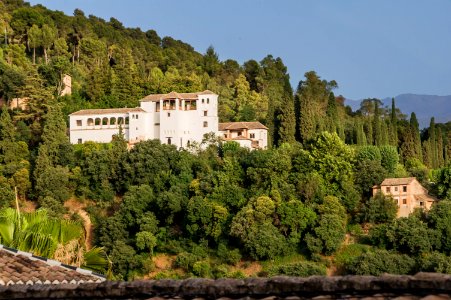 Palais Generalife vu depuis Albayzin