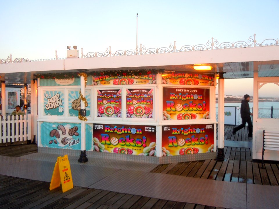Palace Pier, Brighton (NHLE Code 1381700) (January 2017, seen at sunset) (6)