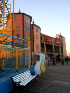 Palace Pier, Brighton (NHLE Code 1381700) (January 2017, seen at sunset) (2)