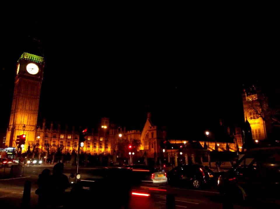 Palace of Westminster at night