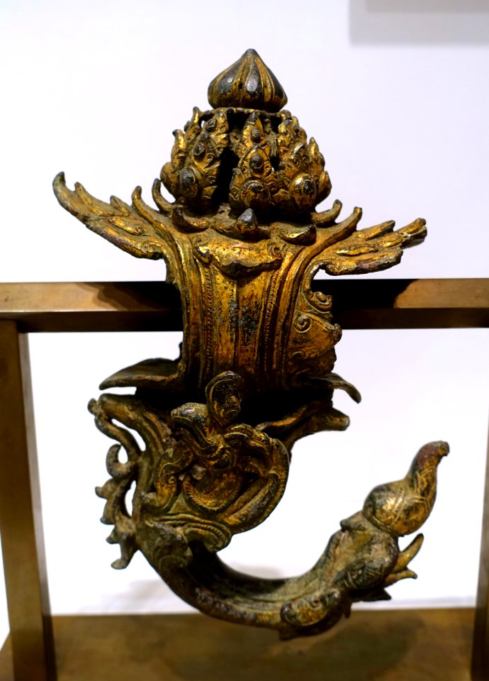 Palanquin hook, Cambodia, Khmer empire, Bayon period, 1100s-1200s AD, bronze - Dallas Museum of Art - DSC04975
