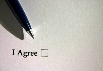 Check off pen contract