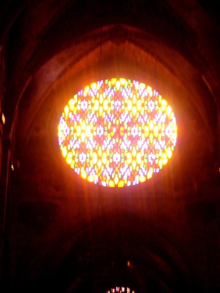 Palma de Mallorca Catedral La Seu Innen Chorrosette 3