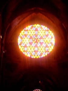Palma de Mallorca Catedral La Seu Innen Chorrosette 3