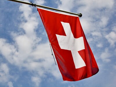 Switzerland red cross photo