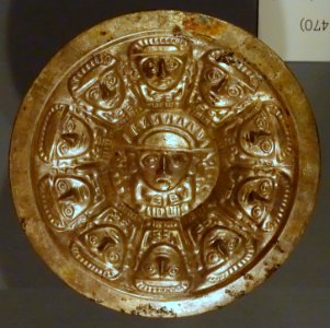 Pair of ear spools, Peru, Chimu, north coast, silver, view 2 - Krannert Art Museum, UIUC - DSC06429