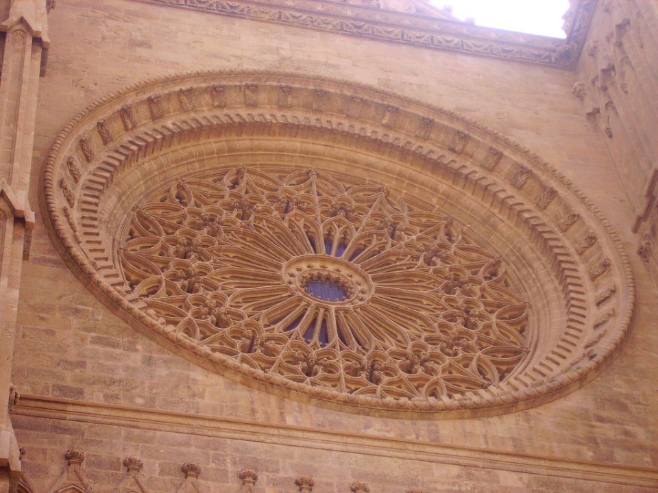 Palma de Mallorca Catedral La Seu Frontrosette 3