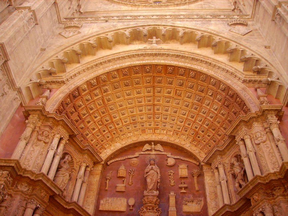 Palma de Mallorca Catedral La Seu Portal 2