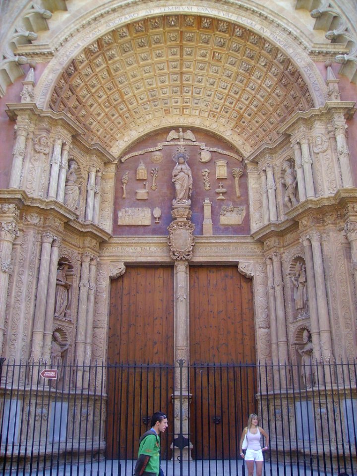 Palma de Mallorca Catedral La Seu Portal 1