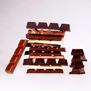 Milk chocolate candy food