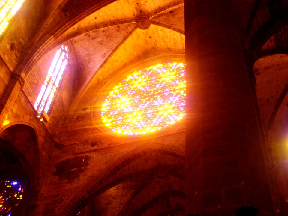Palma de Mallorca Catedral La Seu Innen Chorrosette 2