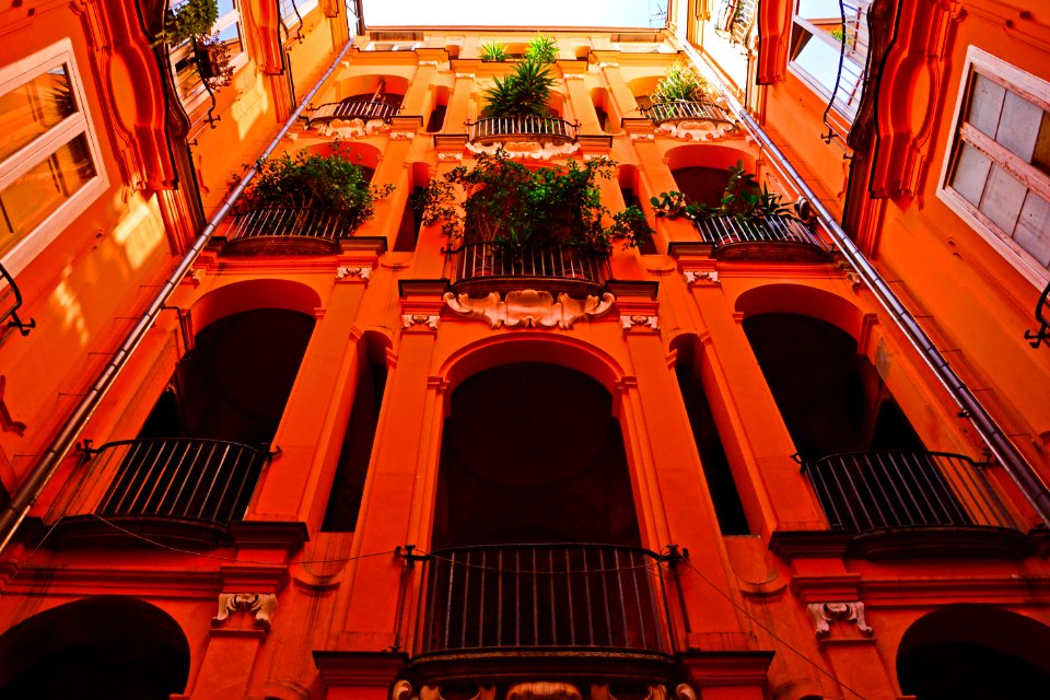 Palazzo Trabucco, scala in dettaglio