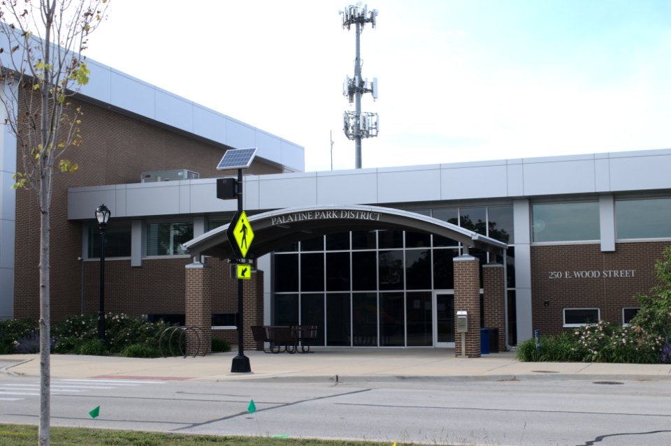 Palatine Park District Community Center - main entrance
