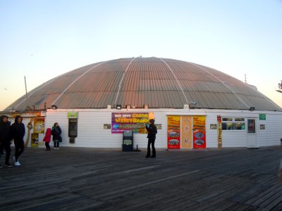 Palace Pier, Brighton (NHLE Code 1381700) (January 2017, seen at sunset) (1)