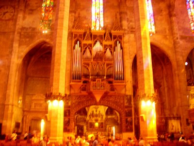 Palma de Mallorca Catedral La Seu Innen Orgel 1 photo