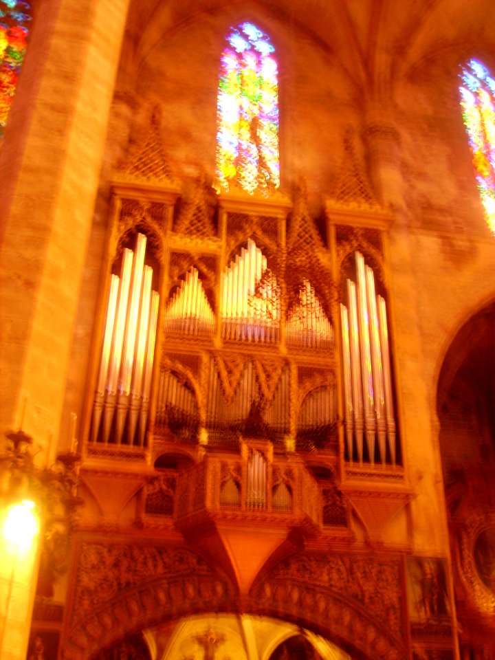 Palma de Mallorca Catedral La Seu Innen Orgel 2