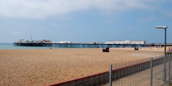 Palace Pier, Brighton (NHLE Code 1381700) (May 2018, seen from Volk's Electric Railway) (2)