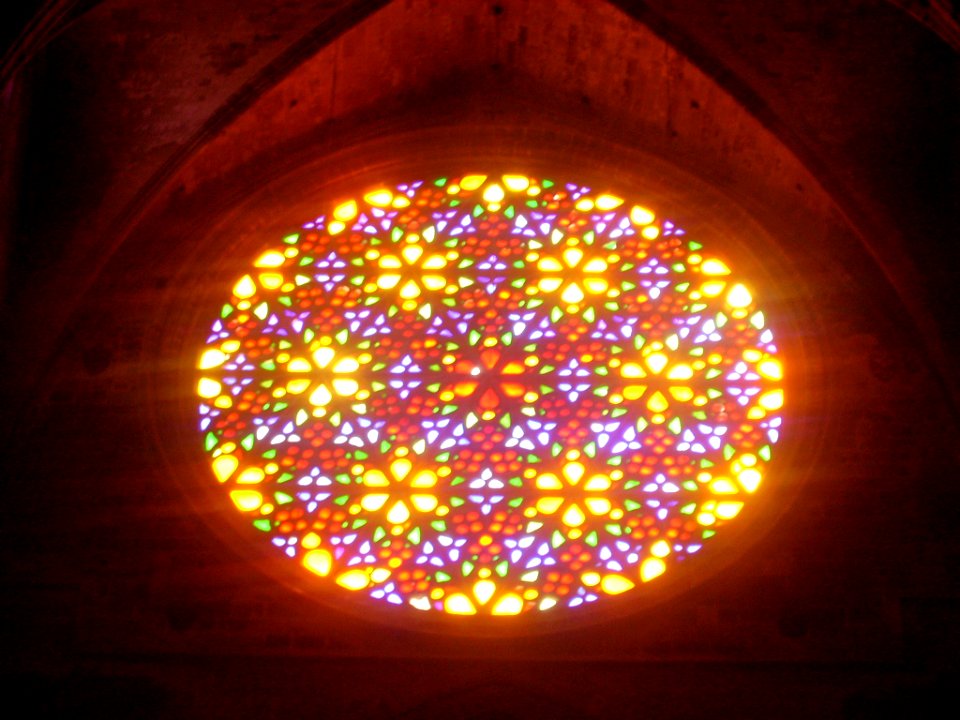 Palma de Mallorca Catedral La Seu Innen Chorrosette 4