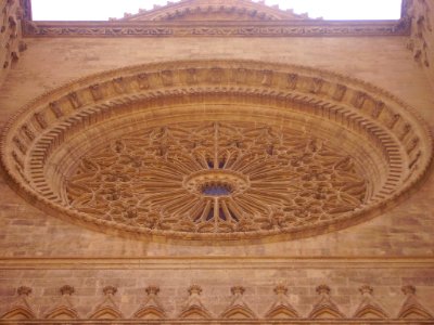 Palma de Mallorca Catedral La Seu Frontrosette 1