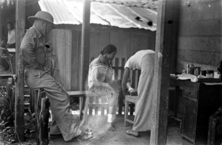 Palembang bezoek van Amerikaanse militaire waarnemers aan het gebied van de 'St, Bestanddeelnr 3725