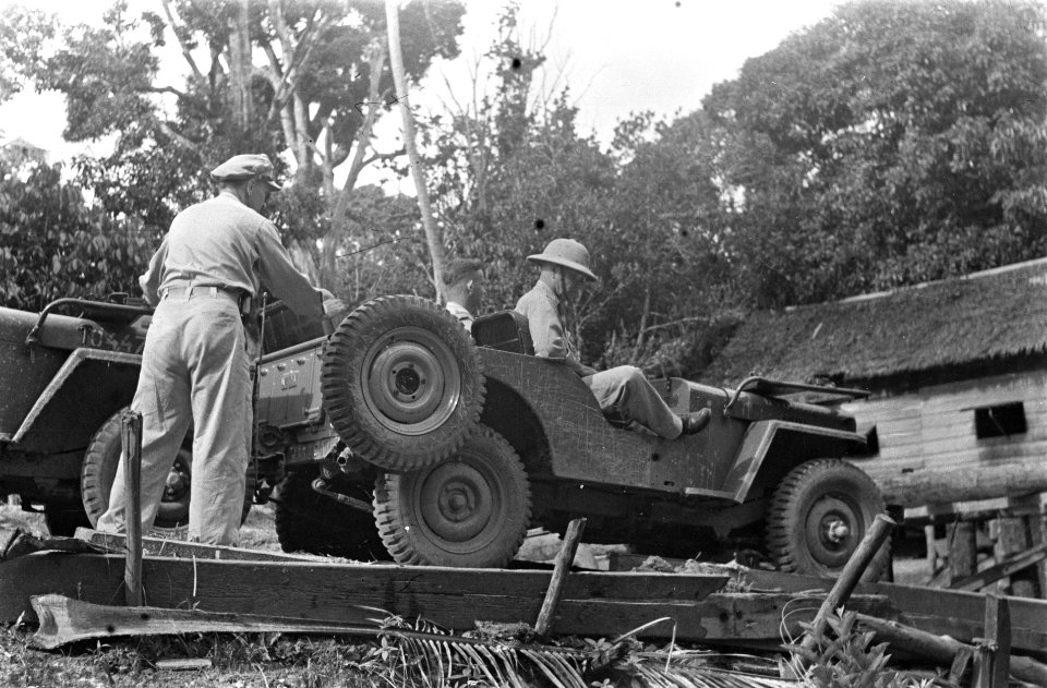 Palembang bezoek van de Amerikaanse militaire waarnemers aan het gebied van de , Bestanddeelnr 3729