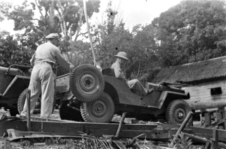 Palembang bezoek van de Amerikaanse militaire waarnemers aan het gebied van de , Bestanddeelnr 3729