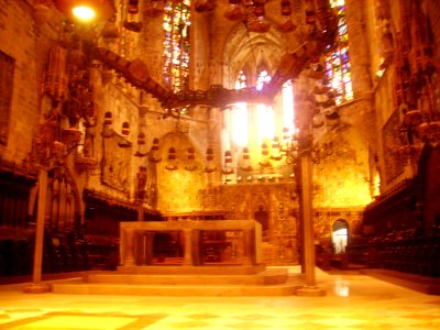 Palma de Mallorca Catedral La Seu Innen Chor 1 photo
