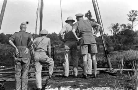 Palembang Bij hun bezoek aan het gebied van de Stoters toonden de Amerikaanse, Bestanddeelnr 3716