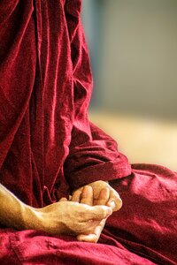 Spirituality monk buddhist photo