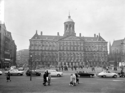 Paleis op de Dam (vooraanzicht), Bestanddeelnr 918-4256
