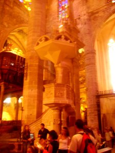 Palma de Mallorca Catedral La Seu Innen Kleine Kanzel