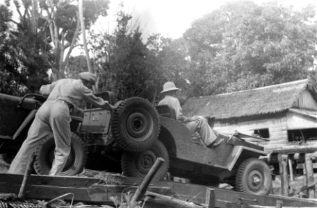 Palembang bezoek van de Amerikaanse militaire waarnemers aan het gebied van de , Bestanddeelnr 3730