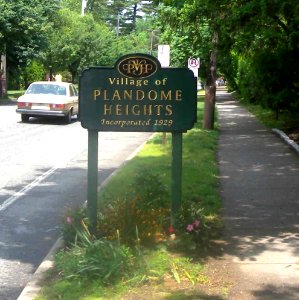 Plandome Heights 1929 sign jeh
