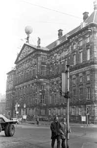 Paleis op de Dam (kant van de Noordzijde Voorburgwal), Bestanddeelnr 918-4250