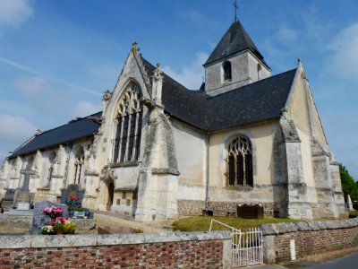 Plasnes (Eure, Fr) église Saint-Sulpice 01