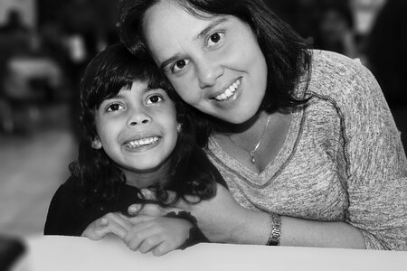 Familia child smile