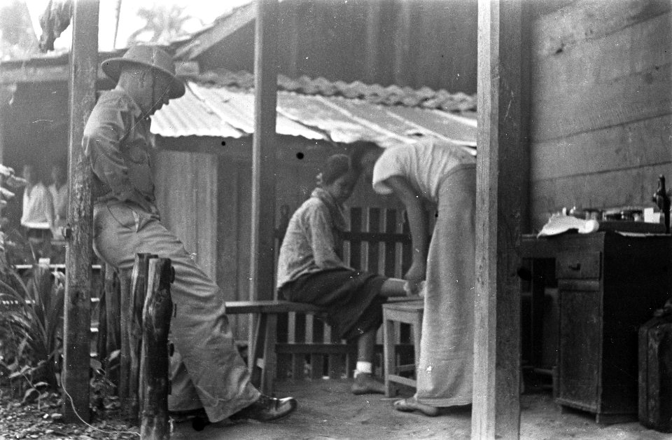 Palembang bezoek van Amerikaanse militaire waarnemers aan het gebied van de 'St, Bestanddeelnr 3724