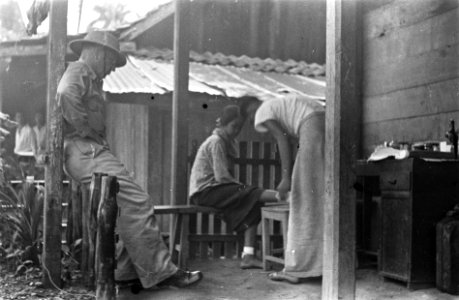 Palembang bezoek van Amerikaanse militaire waarnemers aan het gebied van de 'St, Bestanddeelnr 3724