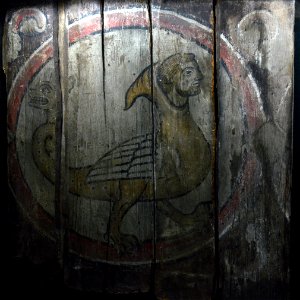 Plafond au bestiaire Musées de la Cour d'or Metz 29012017 19