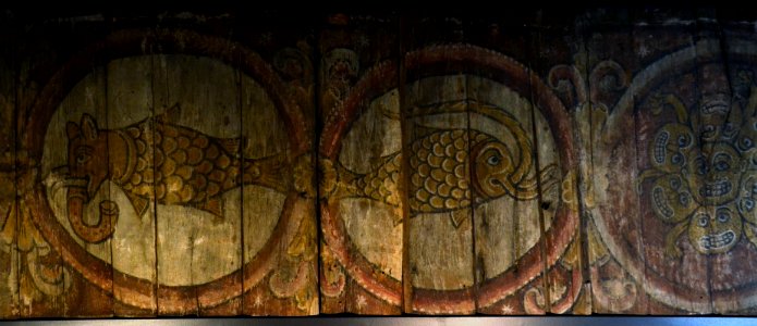 Plafond au bestiaire Musées de la Cour d'or Metz 29012017 16