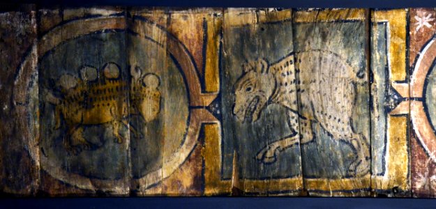 Plafond au bestiaire Musées de la Cour d'or Metz 29012017 11