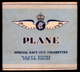 Plane cigarettes pack, front