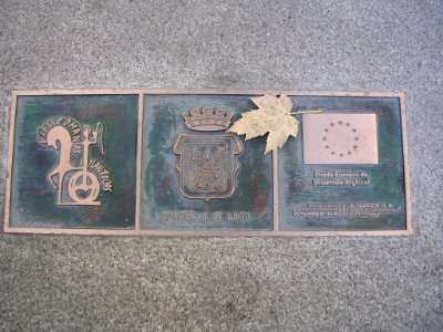 Placa del ayuntamiento de lugo