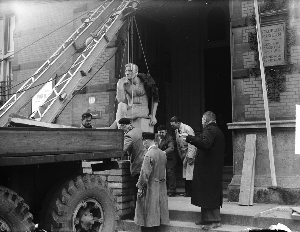 Plaatsen van beeld Havermans, Bestanddeelnr 904-4762