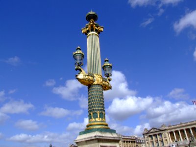 Place de la Concorde, Street lantern photo