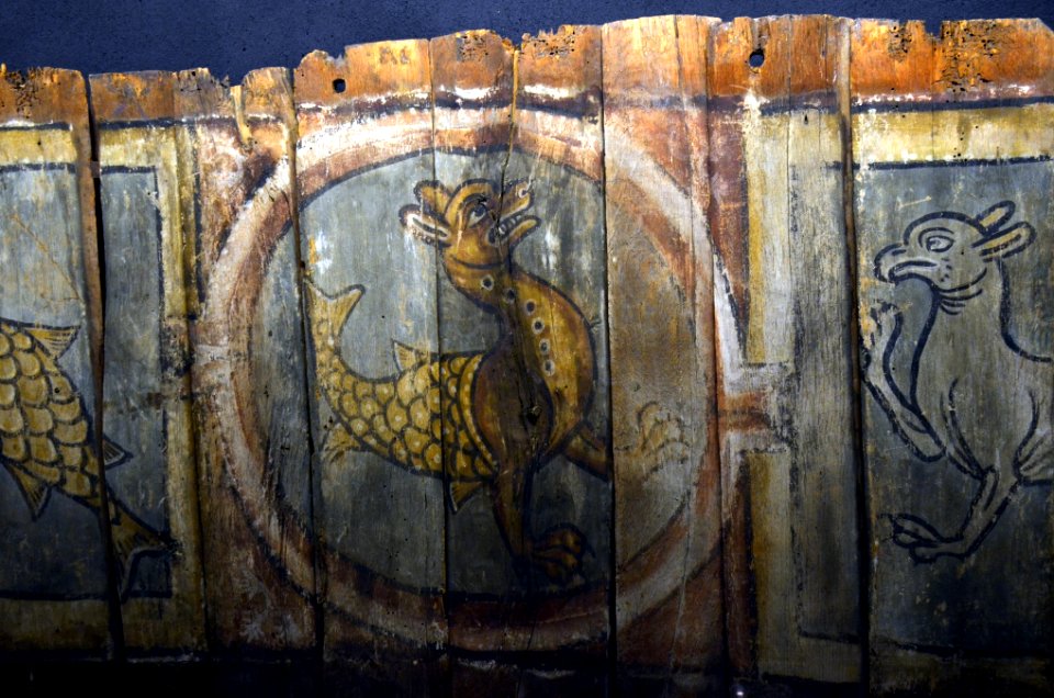 Plafond au bestiaire Musées de la Cour d'or Metz 29012017 13