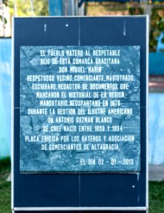 Plac in Altagracia square