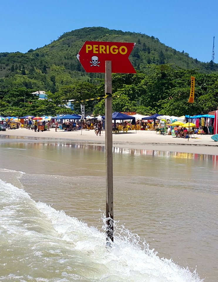 Placa de Perigo, Ubatuba